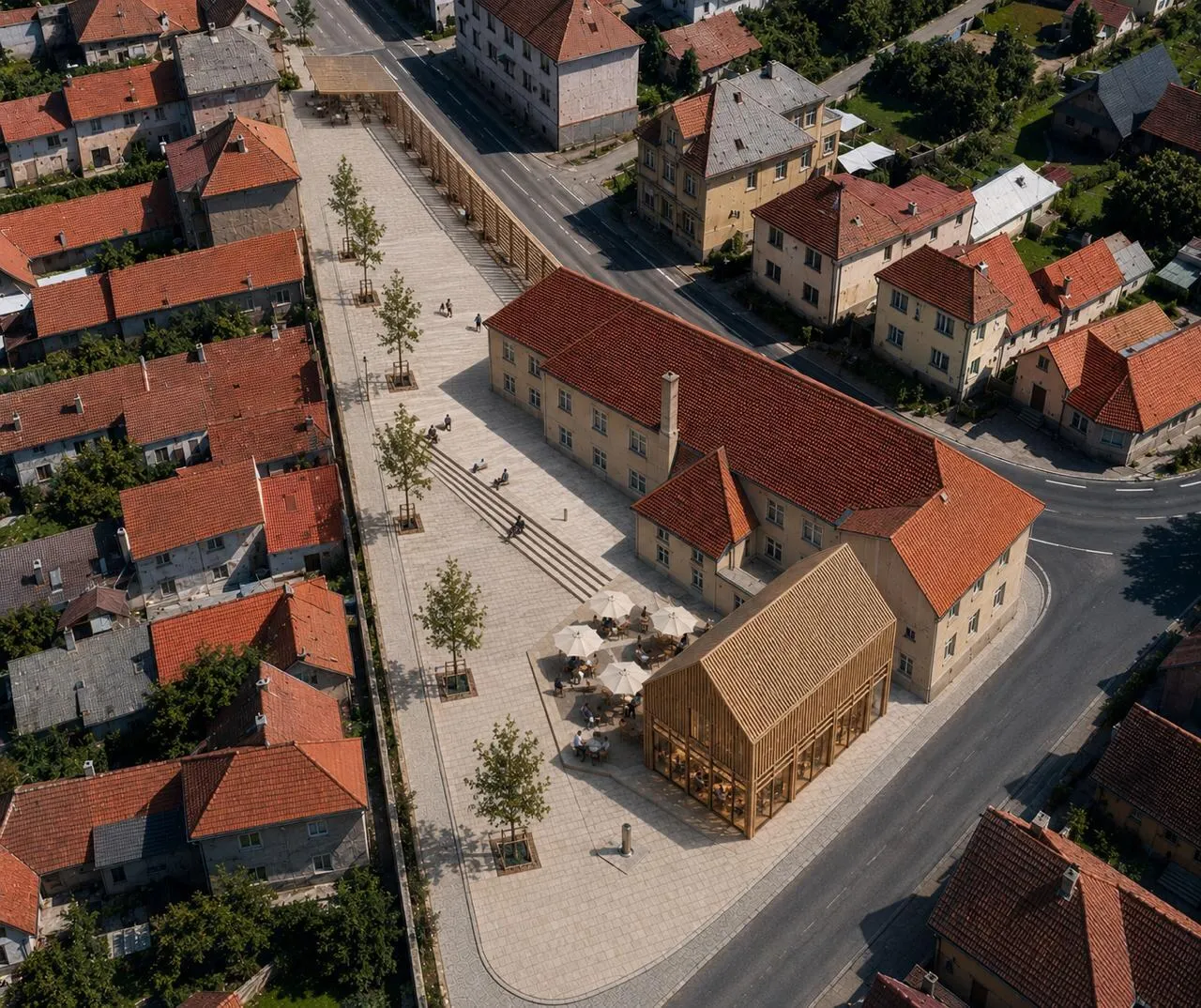 Prostor bez života, nebo nové srdce městské části?