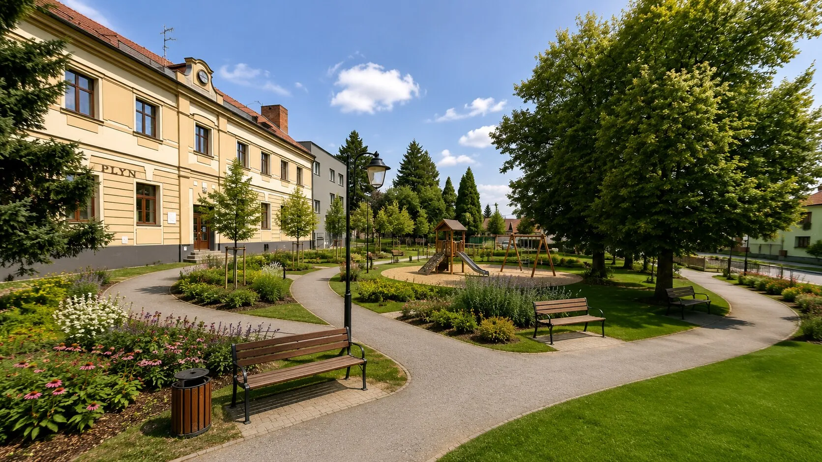 Park a hřiště pro celé rodiny